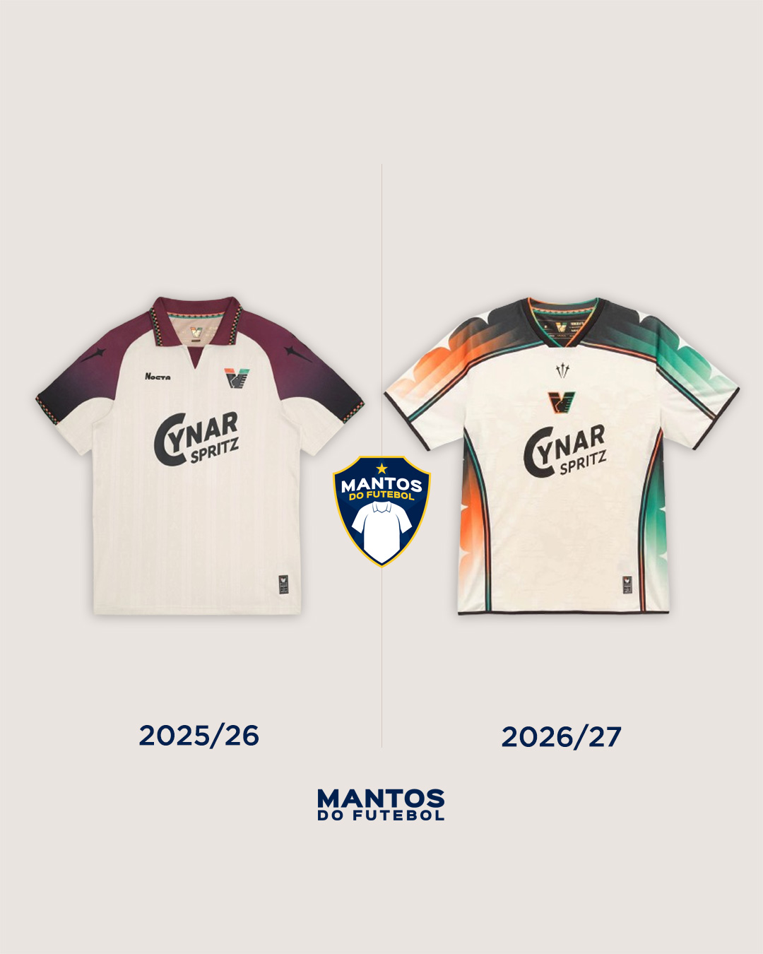 Camisa reserva do Venezia FC 2026-2027 Nocta kit