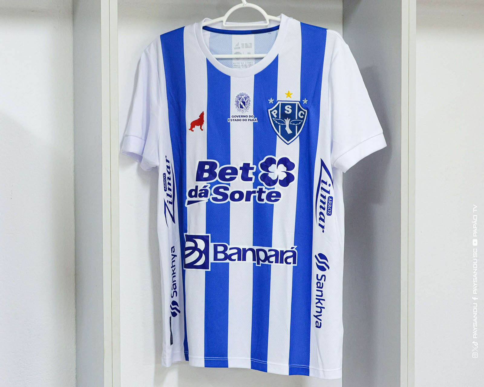 Camisa bicolor do Paysandu 2026-2027 Lobo