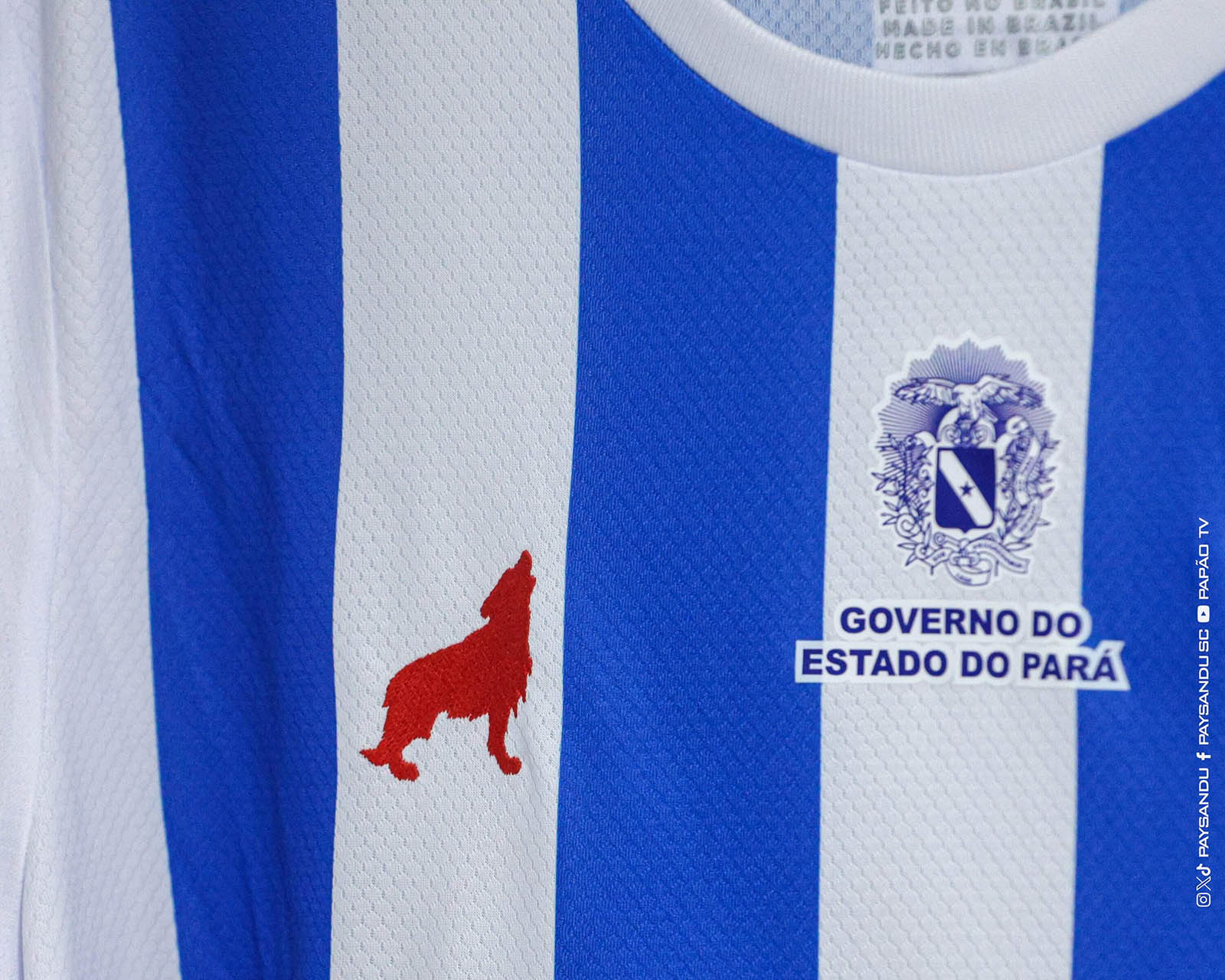 Camisa bicolor do Paysandu 2026-2027 Lobo