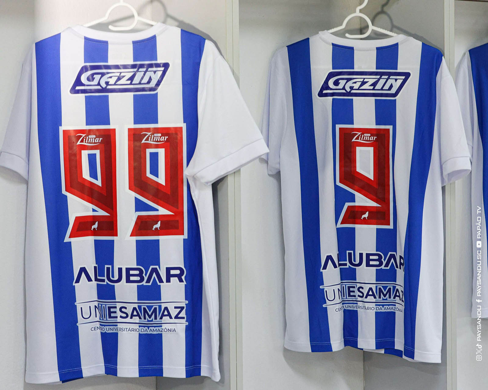 Camisa bicolor do Paysandu 2026-2027 Lobo