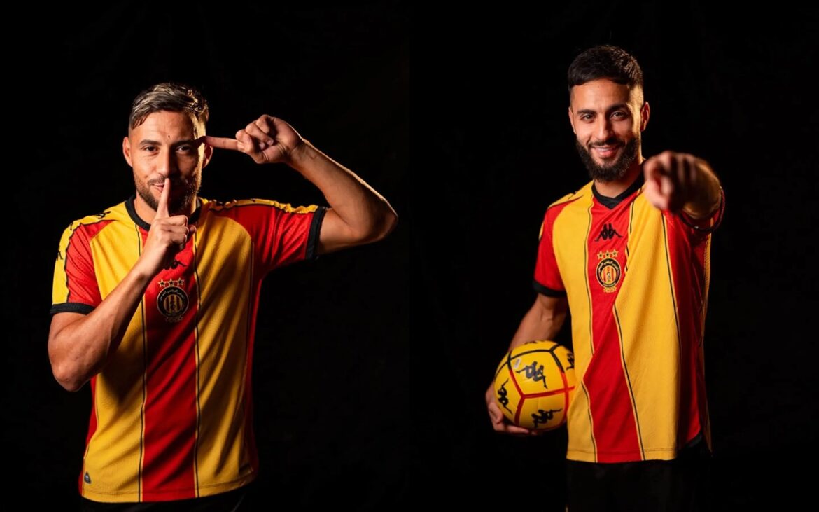 camisa titular espérance tunis 2026-2027 kappa