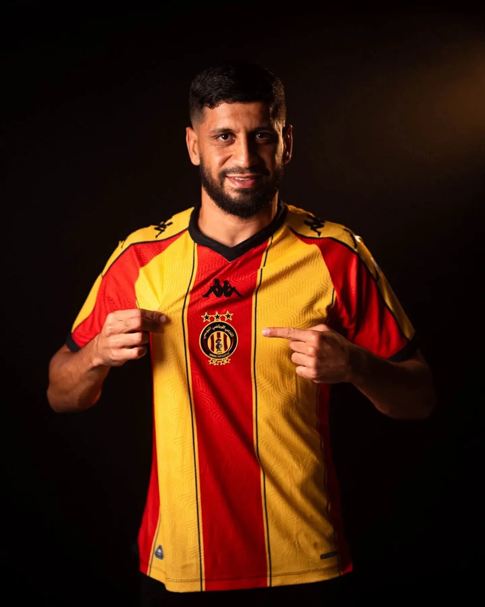 camisa titular espérance tunis 2026-2027 kappa
