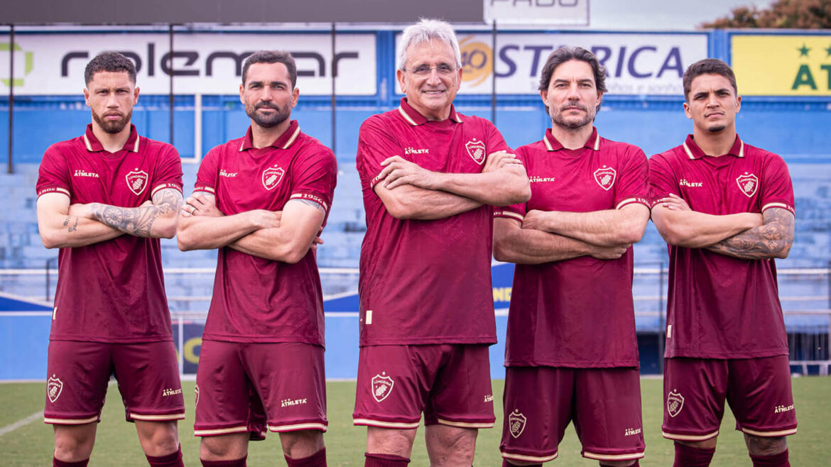 Londrina lança camisa comemorativa de 70 anos com a Athleta