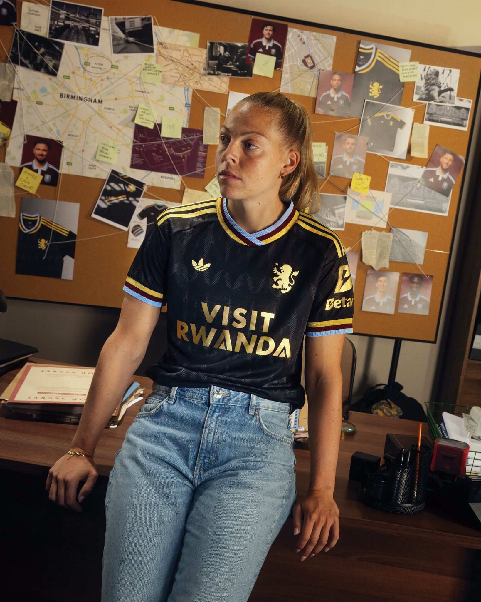 Camisa reserva do Aston Villa 2026-2027 adidas