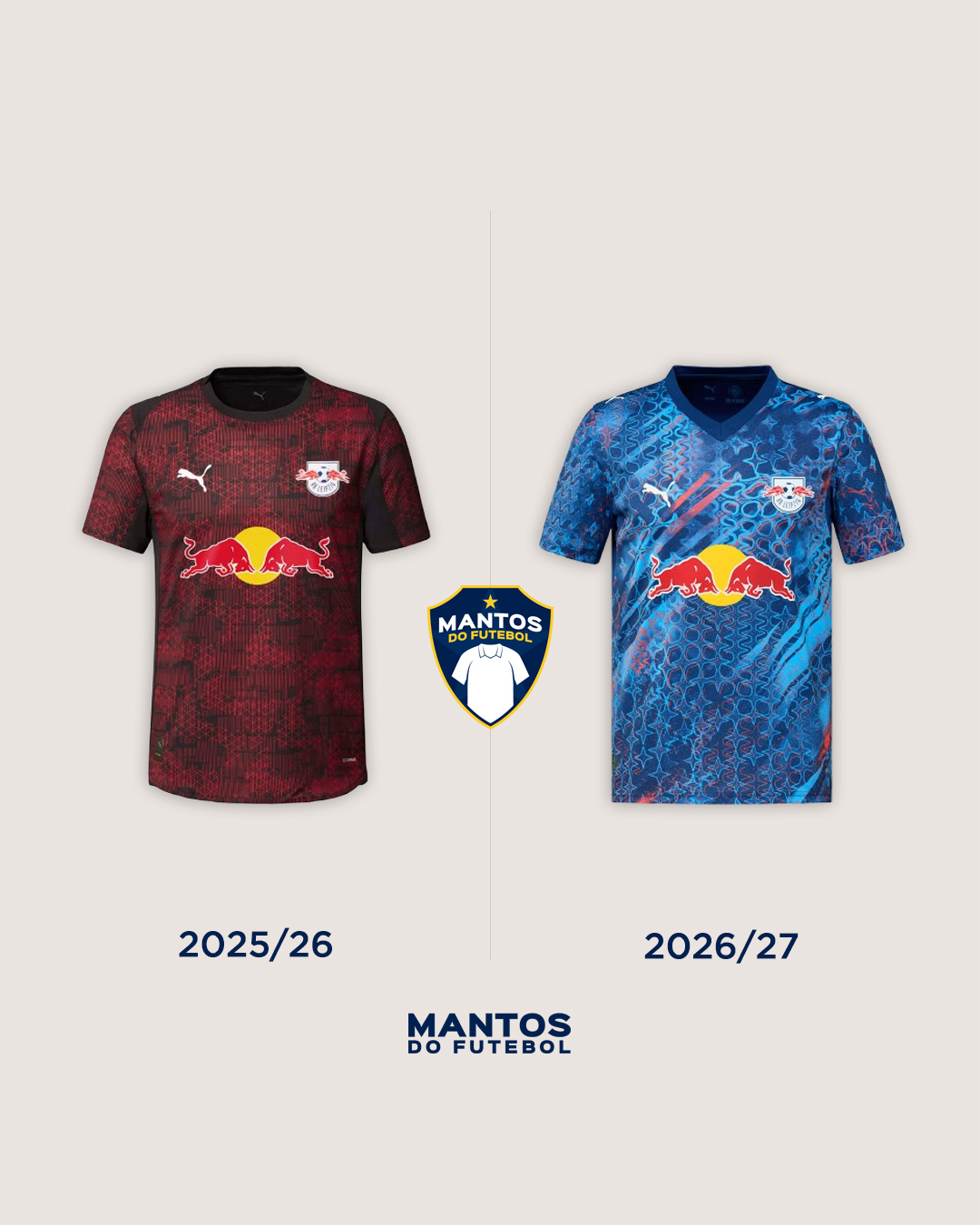 terceira camisa rb leipzig 2026-2027 puma Antes x Depois