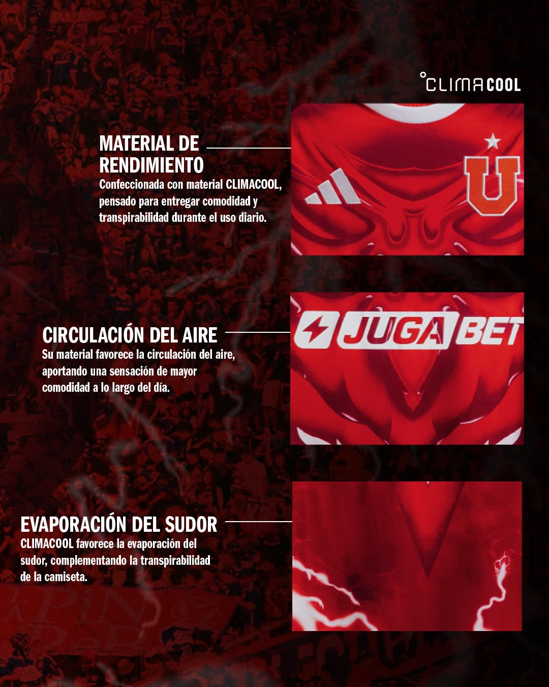 terceira camisa unviersidad de chile 2026-2027 adidas