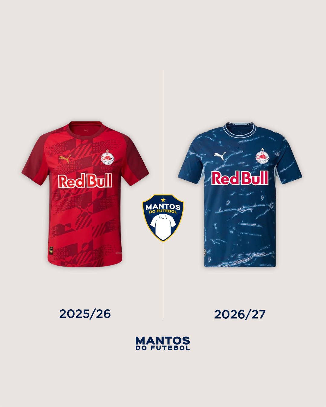 camisa salzburg europa league 2026-2027 puma Antes x Depois