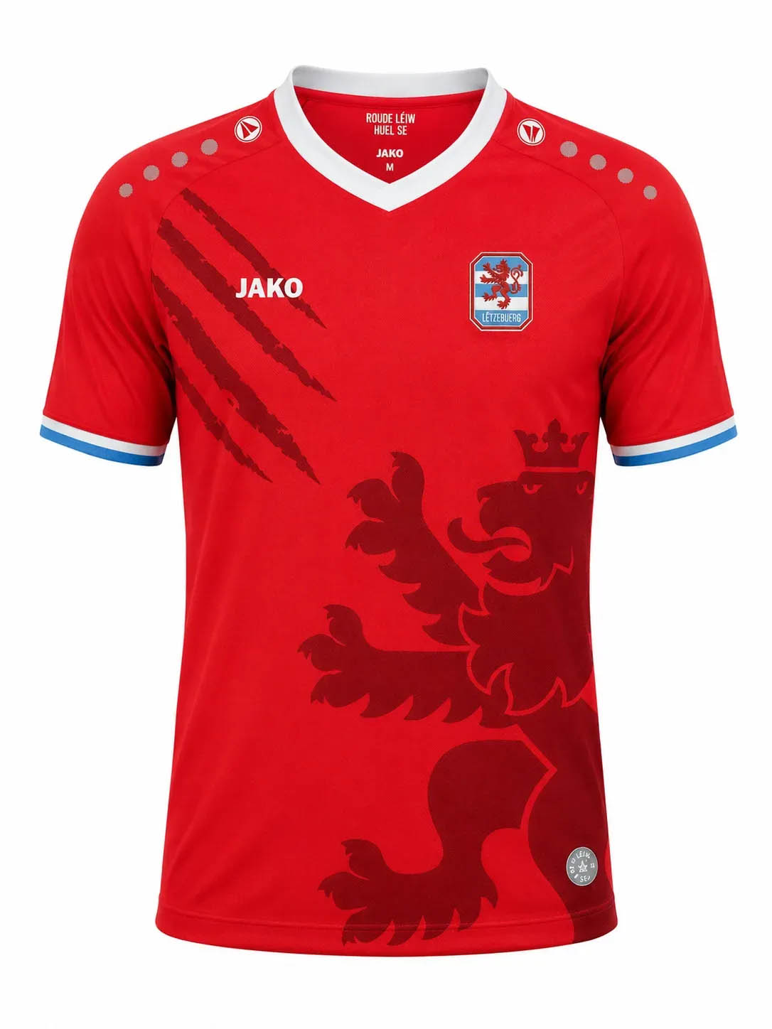 Camisa titular de Luxemburgo 2026-2027 Jako kit