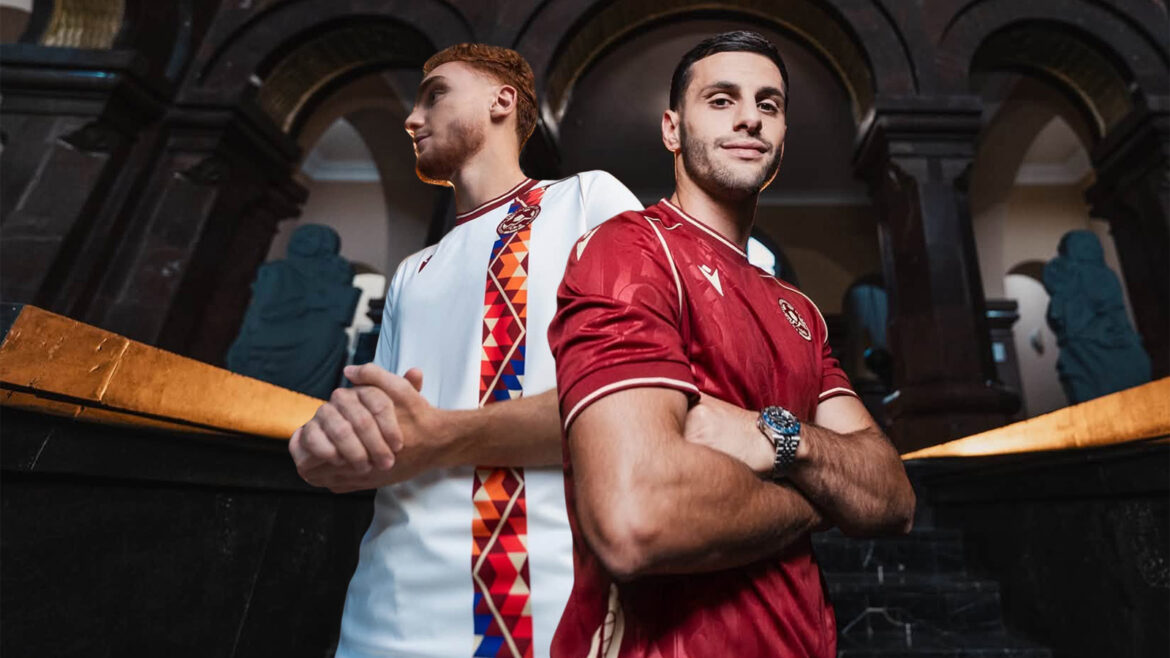 Camisas da Armênia 2026-2027 Macron