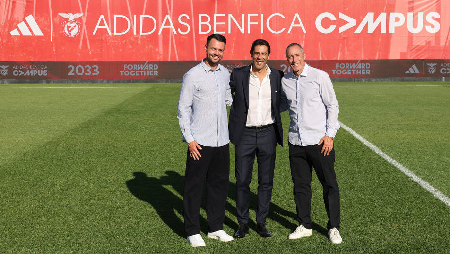 Benfica e adidas renovam parceria até 2033 e anunciam adidas Benfica Campus