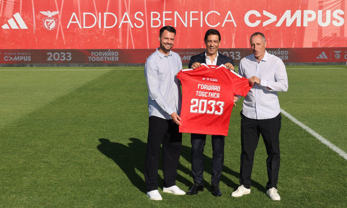 Benfica e adidas renovam parceria até 2033 e anunciam adidas Benfica Campus