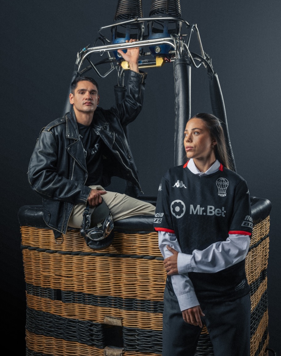 Terceira camisa do Huracán 2026-2027 Kappa