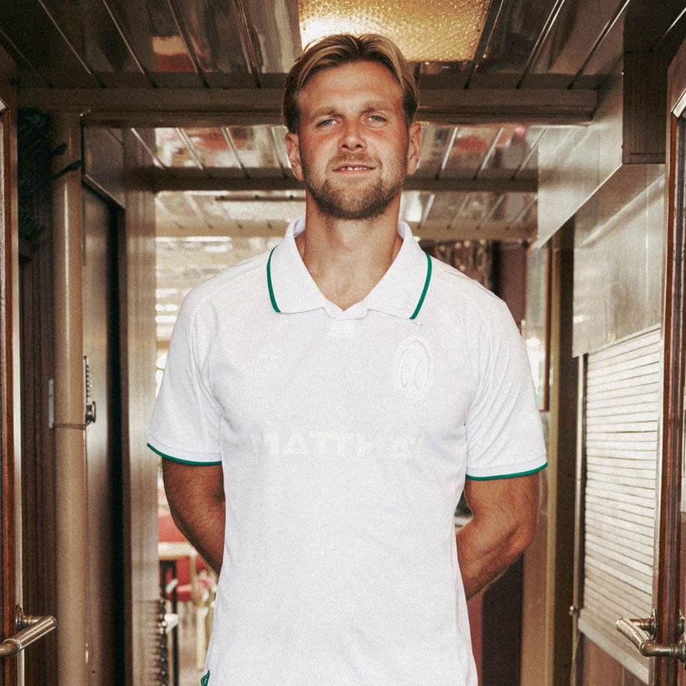 Camisa especial do Werder Bremen 100 anos do Weserstadion 2026 Hummel