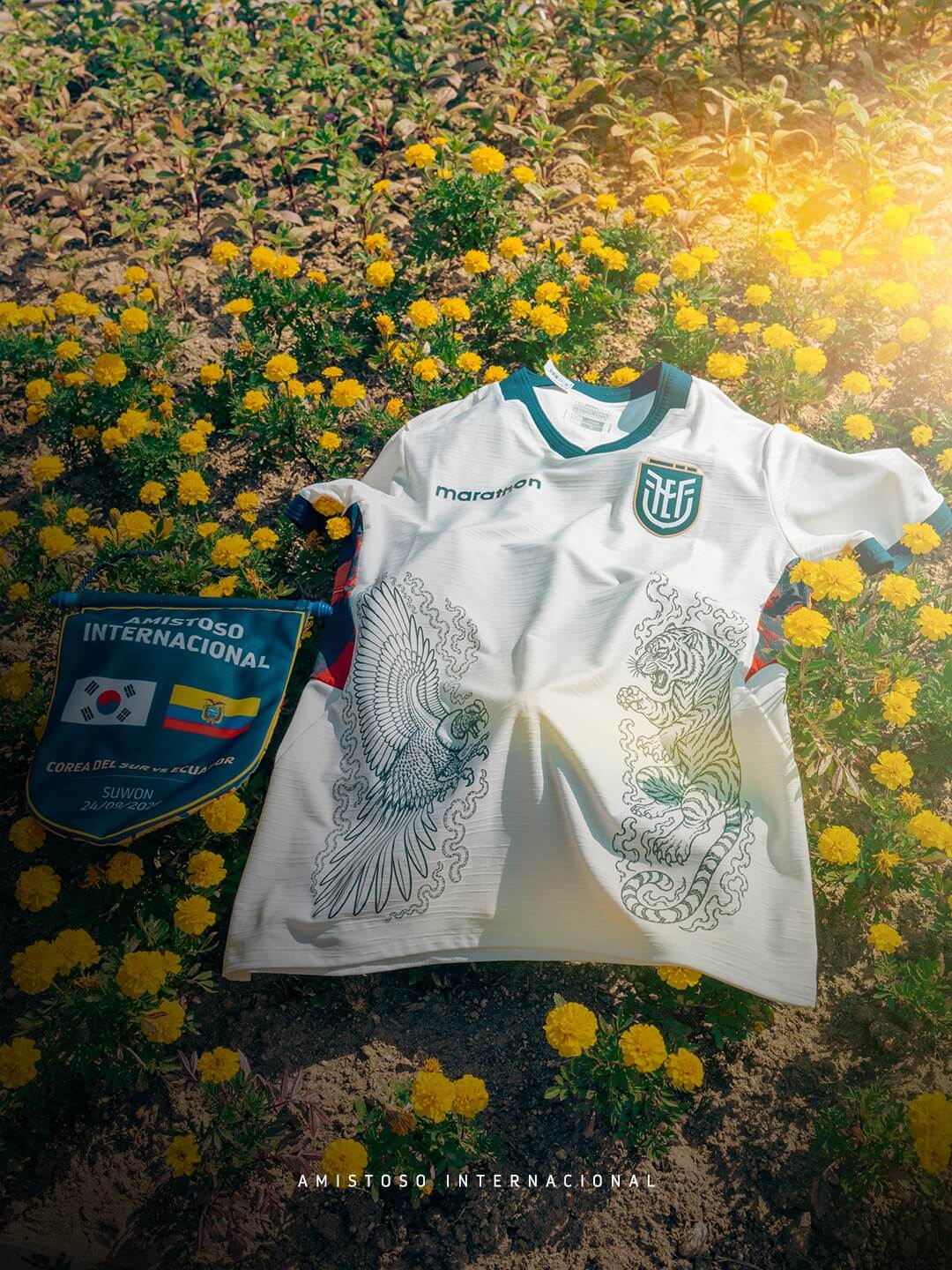 Equador camisa especial contra Coréia do Sul