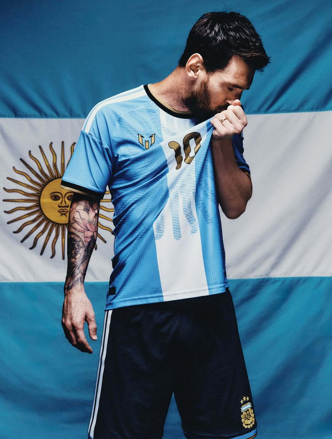 Camisa de despedida do Messi da Argentina adidas
