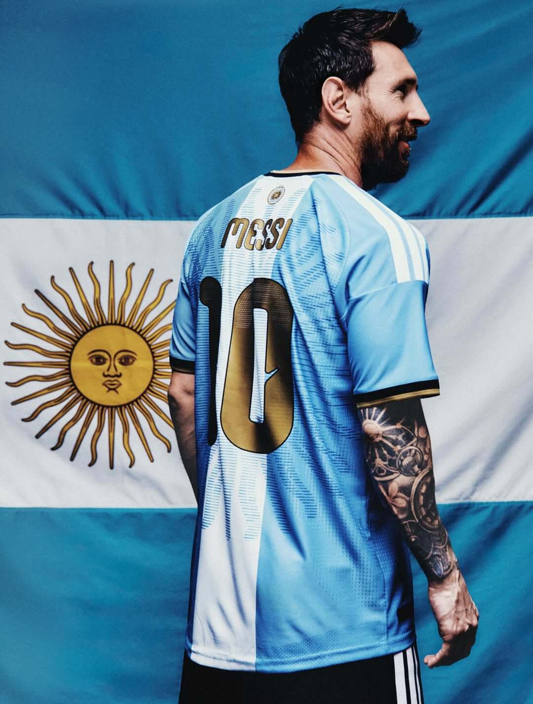 Camisa de despedida do Messi da Argentina adidas