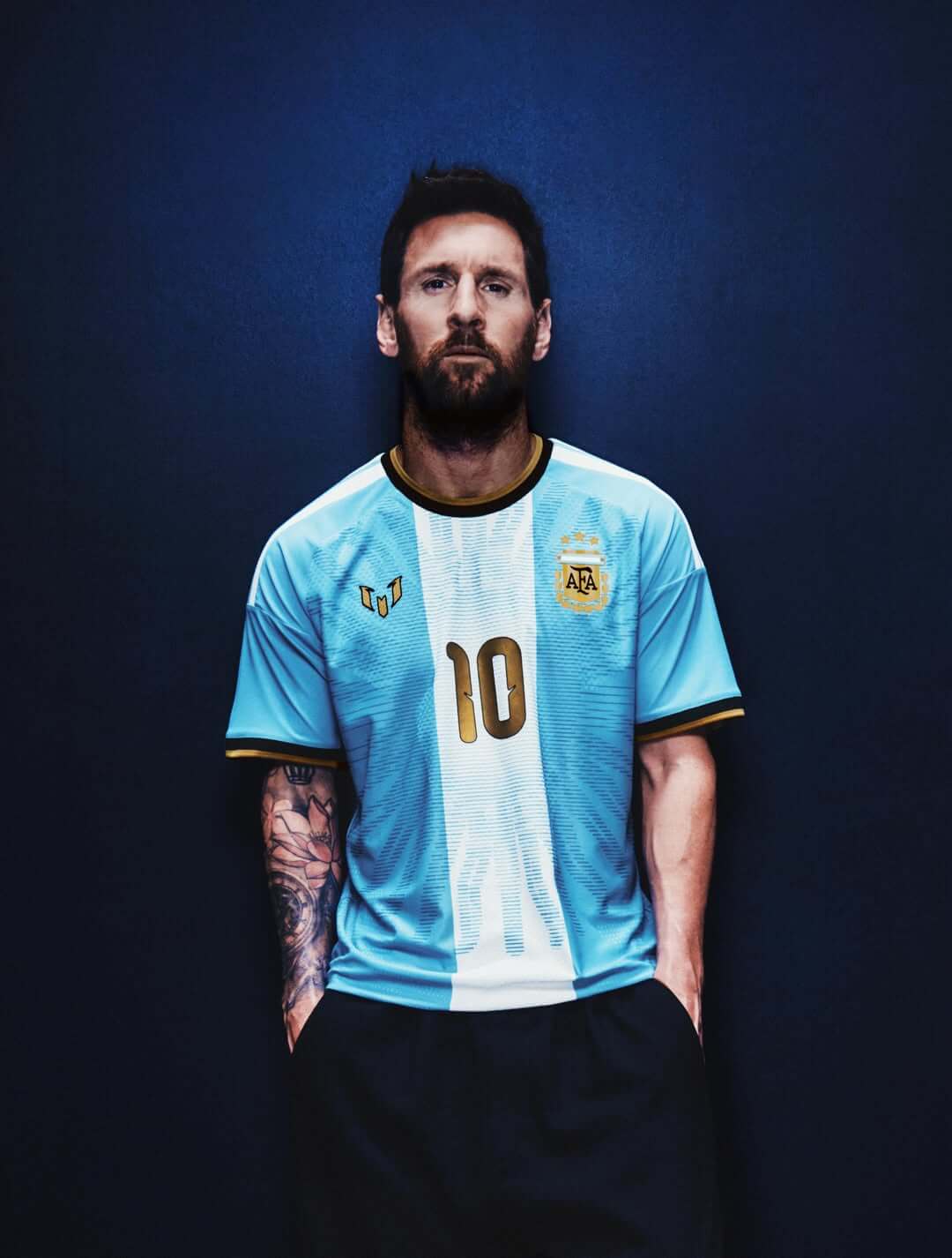 Camisa de despedida do Messi da Argentina adidas