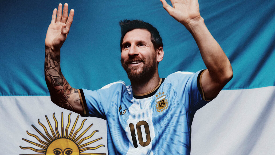 Camisa de despedida do Messi da Argentina adidas