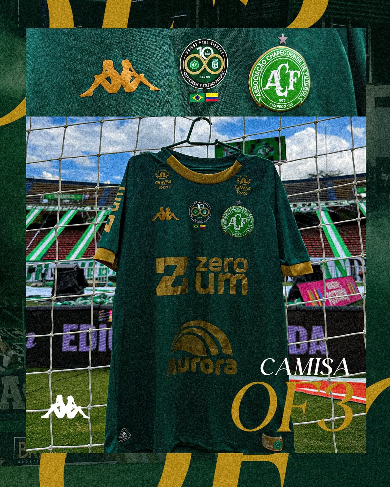 Terceira camisa da Chapecoense 2026-2027 Kappa