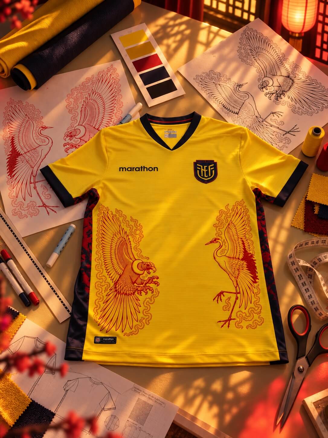 Camisa especial do Equador para jogo contra Japão 2026 Marathon