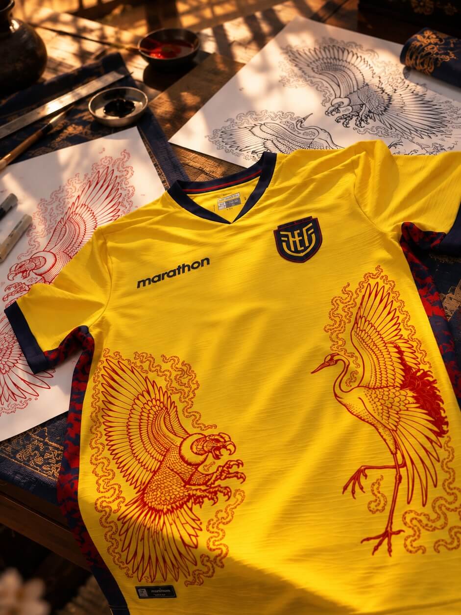 Camisa especial do Equador para jogo contra Japão 2026 Marathon