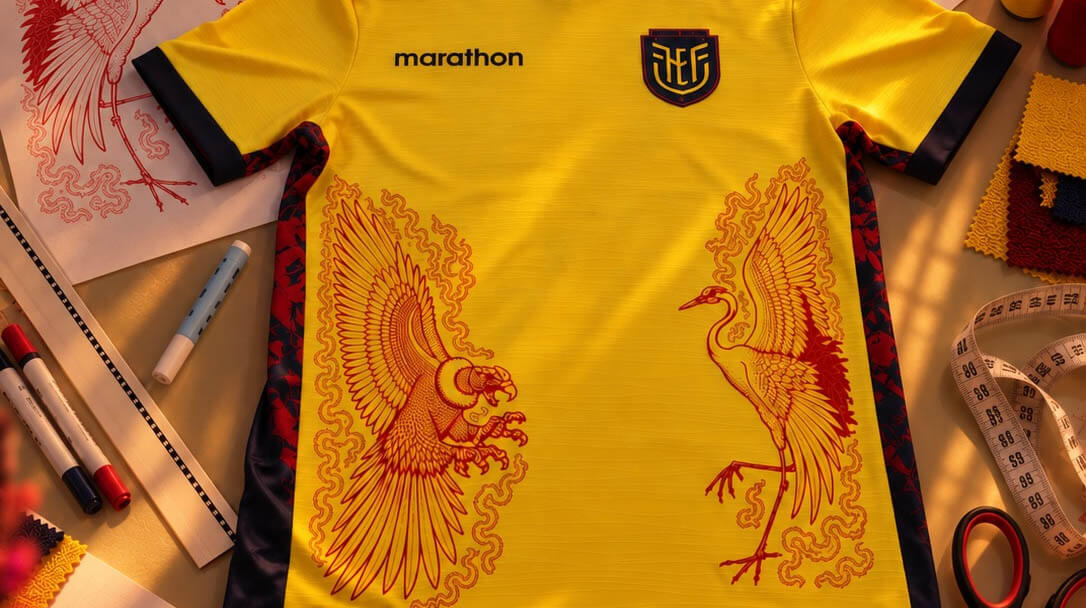 Camisa especial do Equador para jogo contra Japão 2026 Marathon