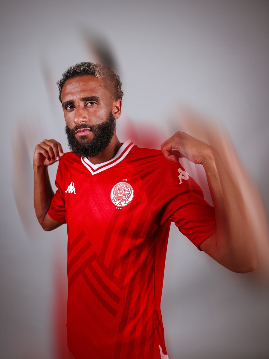 camisa titular wydad ac 2026-2027 kappa