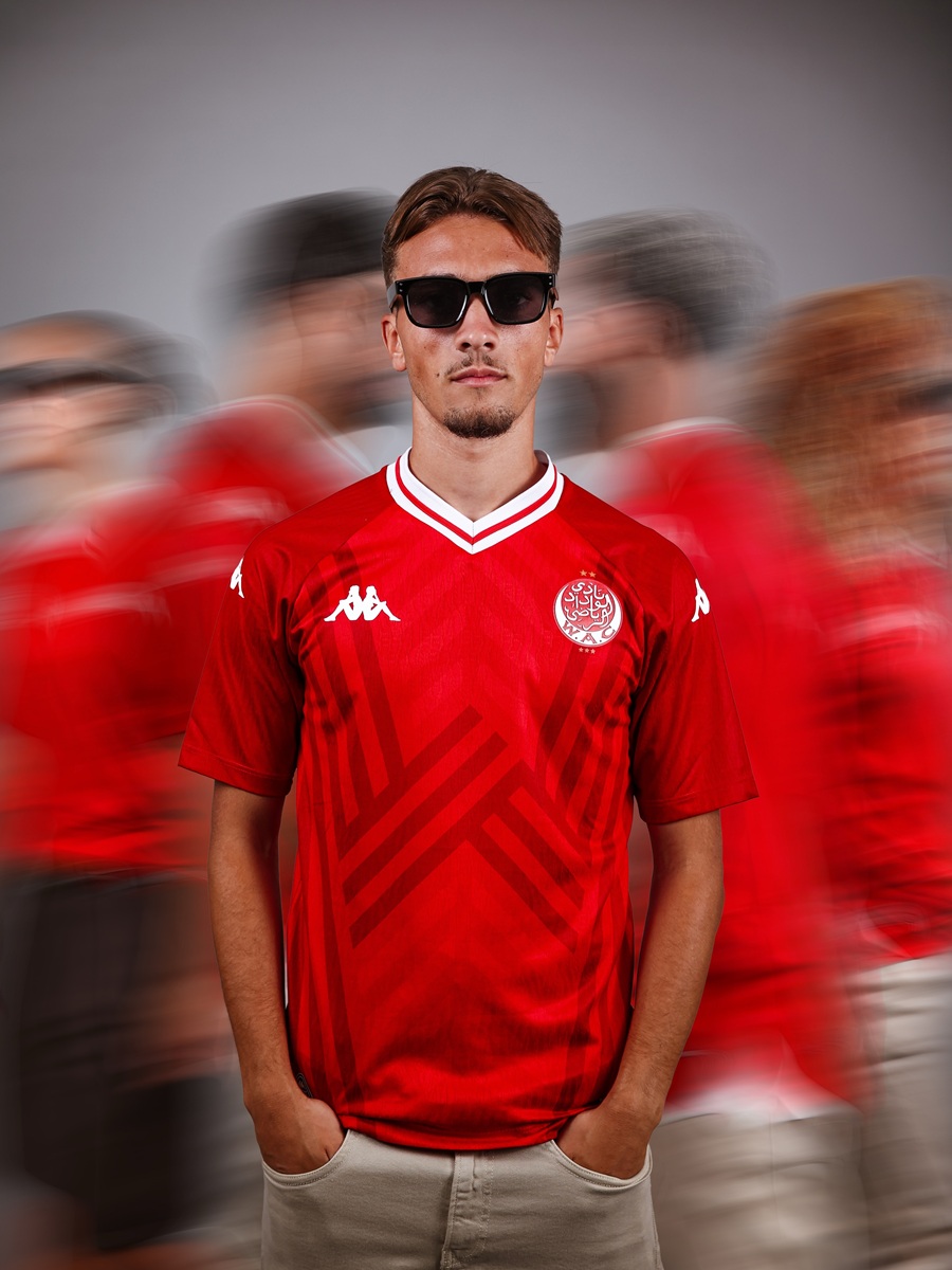 camisa titular wydad ac 2026-2027 kappa