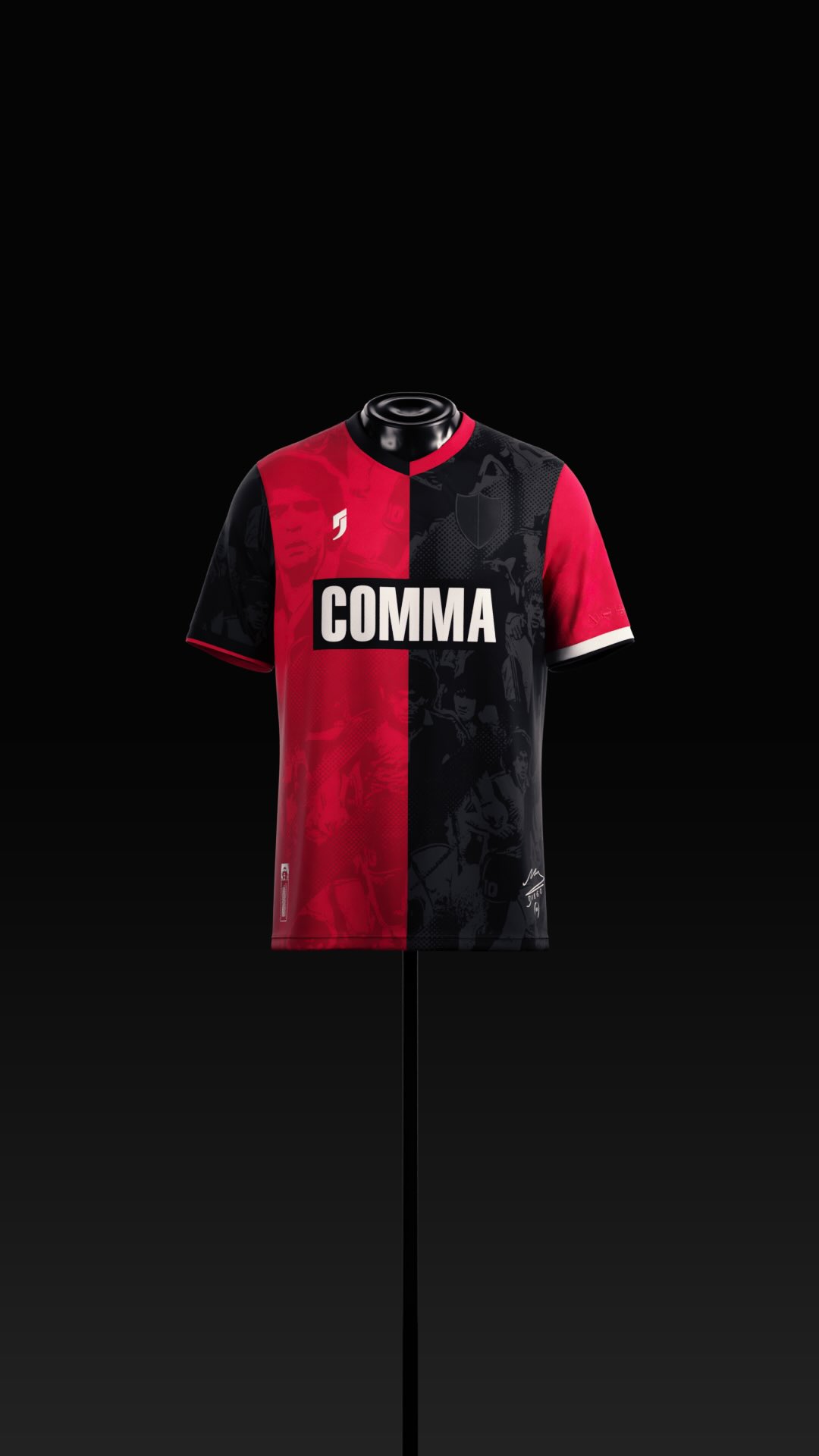 Comma football maradona