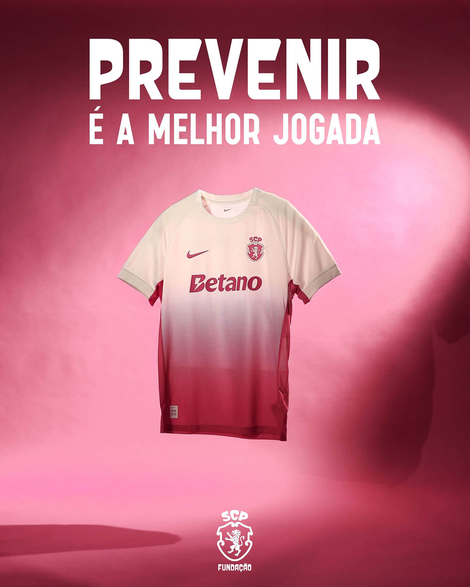 Camisa do Sporting Outubro Rosa 2026 Nike