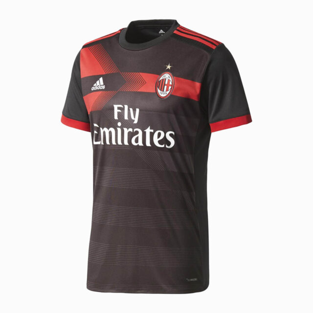 Camisa três do AC Milan 2017-2018 adidas