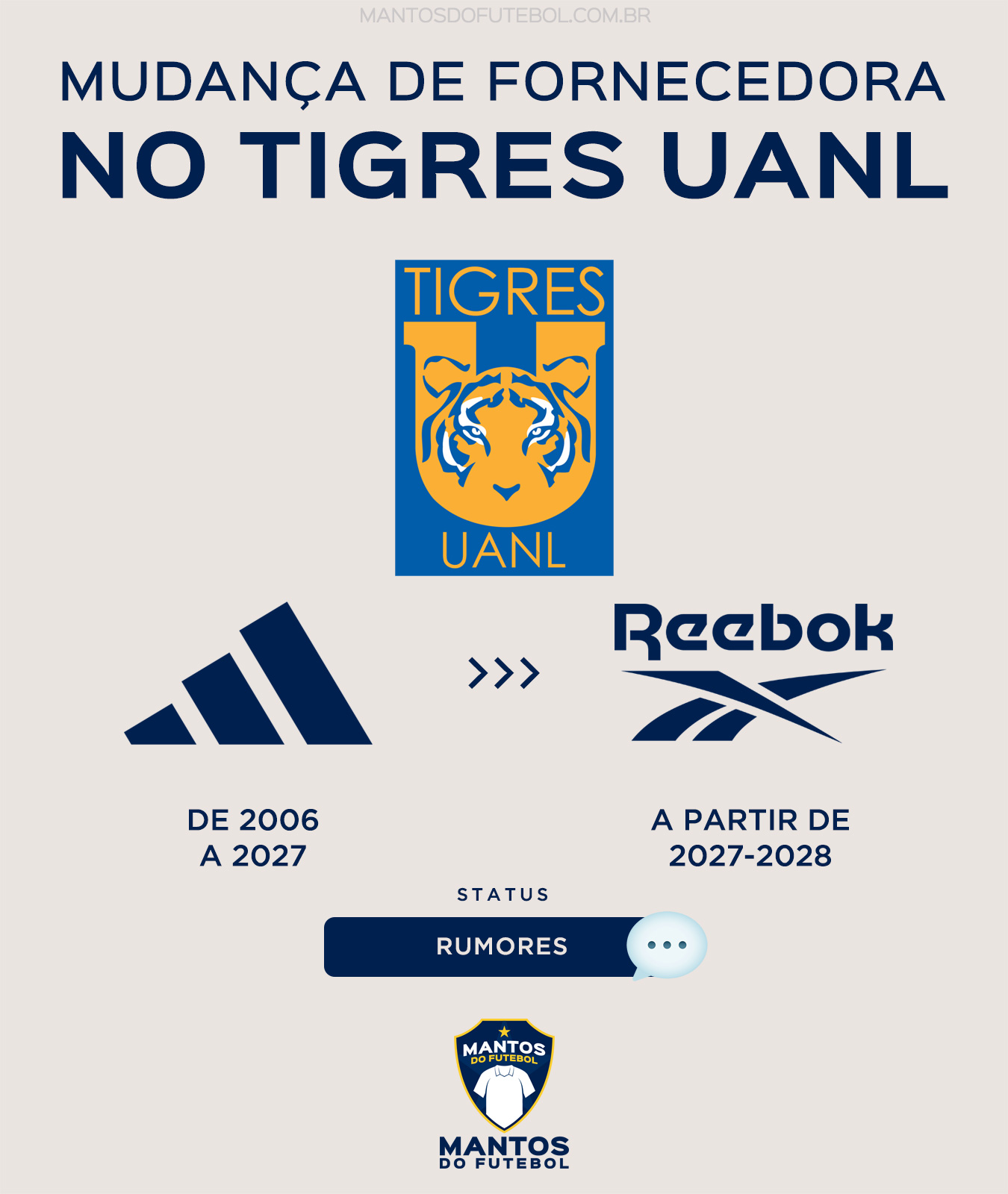 Tigres - Adidas - Reebok