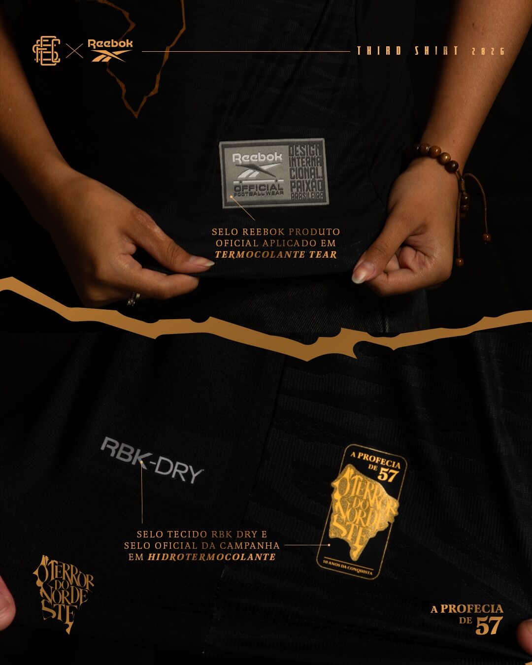 Terceira camisa do Santa Cruz 2026-2027 Reebok