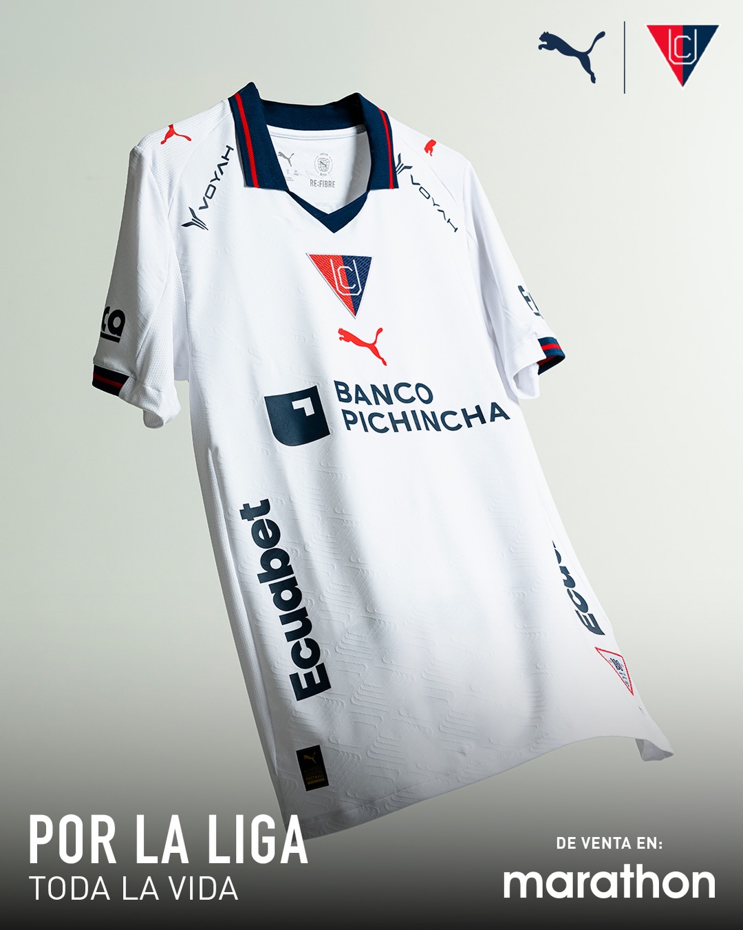 Camisa de 108 anos da LDU Quito 2026