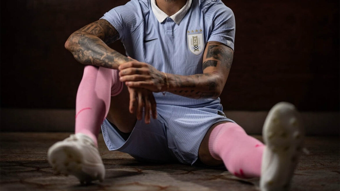 Uruguai Meias rosas Outubro Rosa 2026