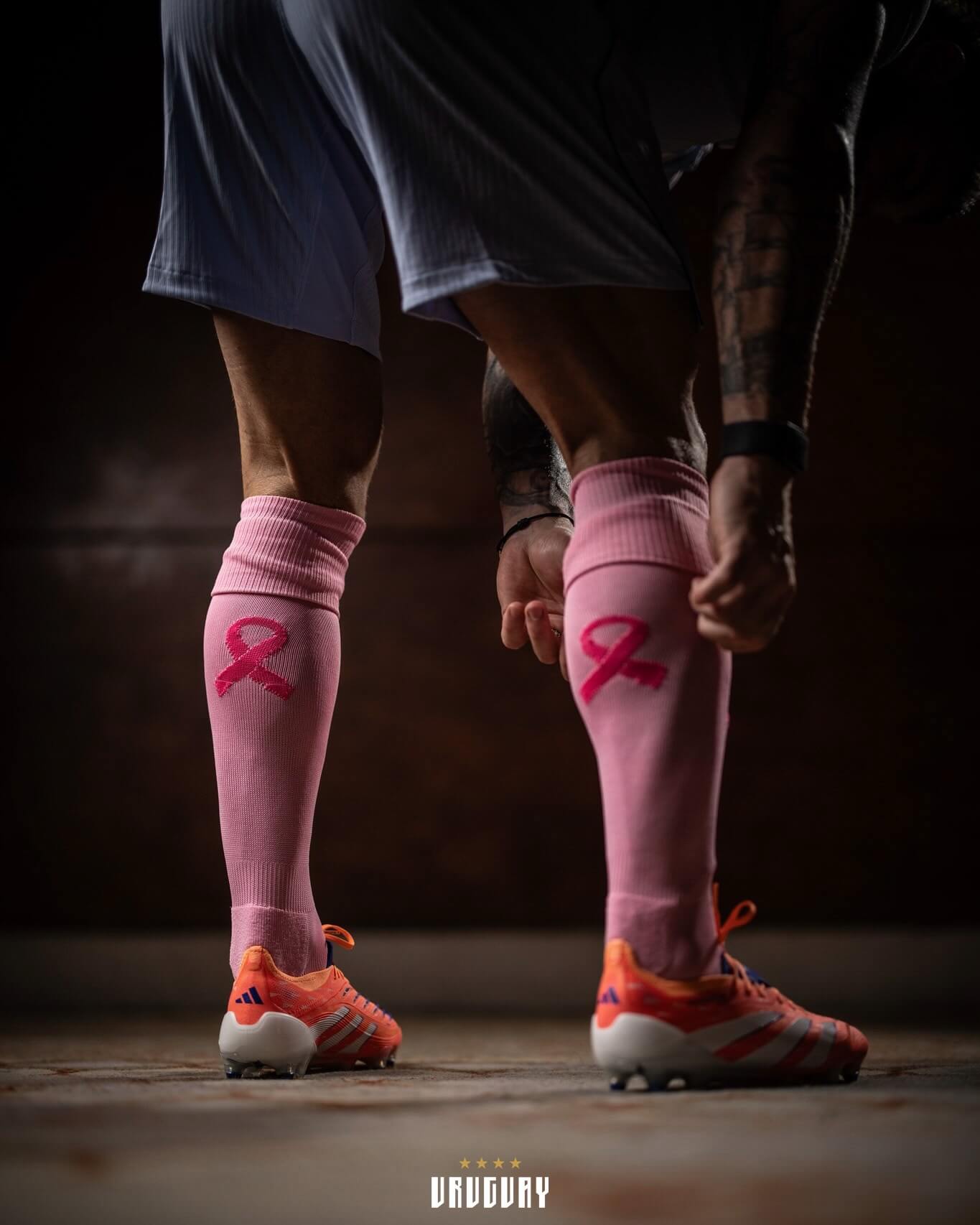 Uruguai Meias rosas Outubro Rosa 2026