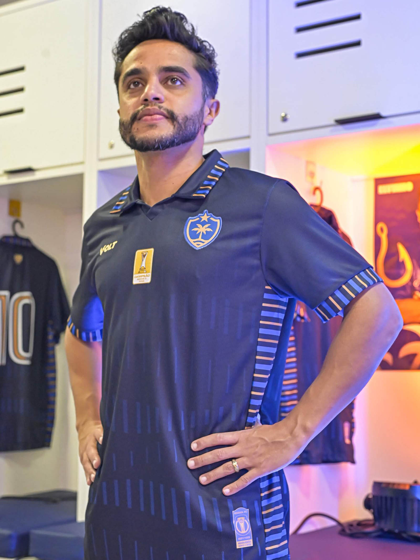 Camisa comemorativa do Barra FC título Série D 2025 Volt Sport