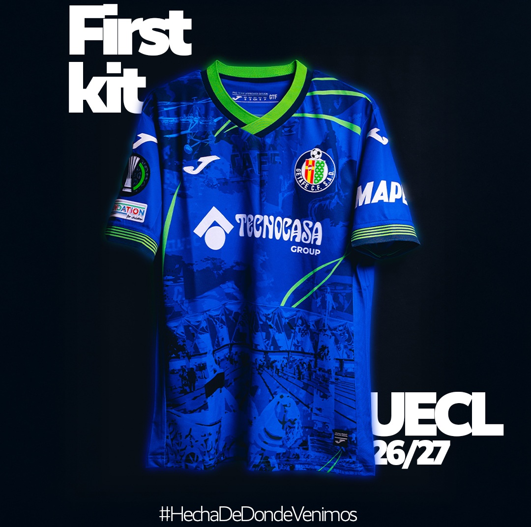 Camisa UECL Getafe 2026-2027 JOMA