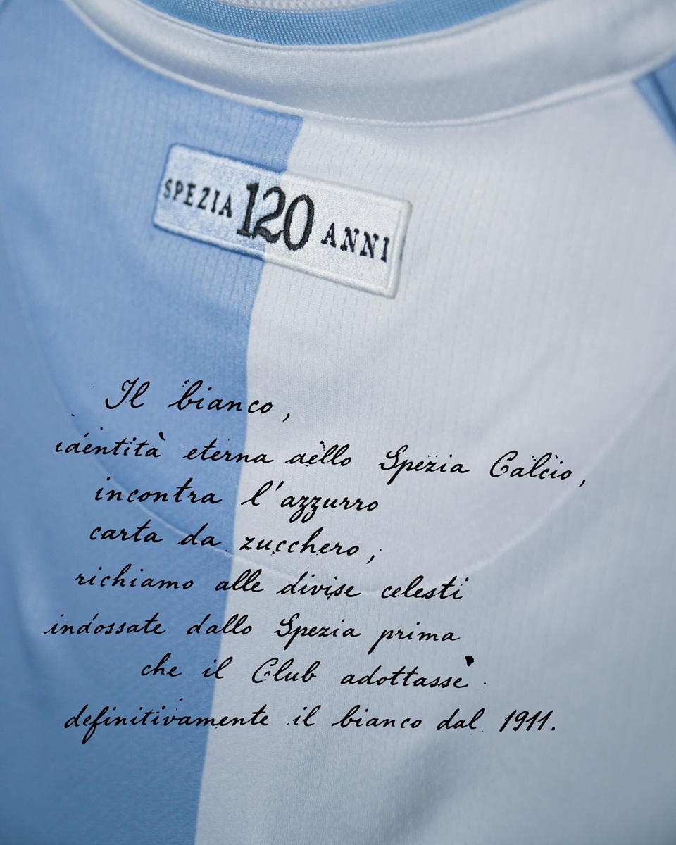 Camisa de 120 anos do Spezia Calcio 2026