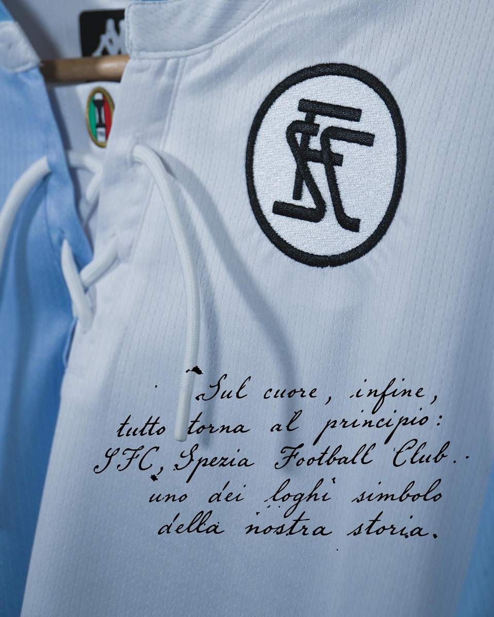 Camisa de 120 anos do Spezia Calcio 2026
