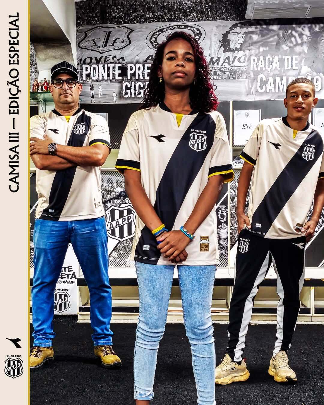 Terceira camisa da Ponte Preta 2026 Diadora - Edição Especial