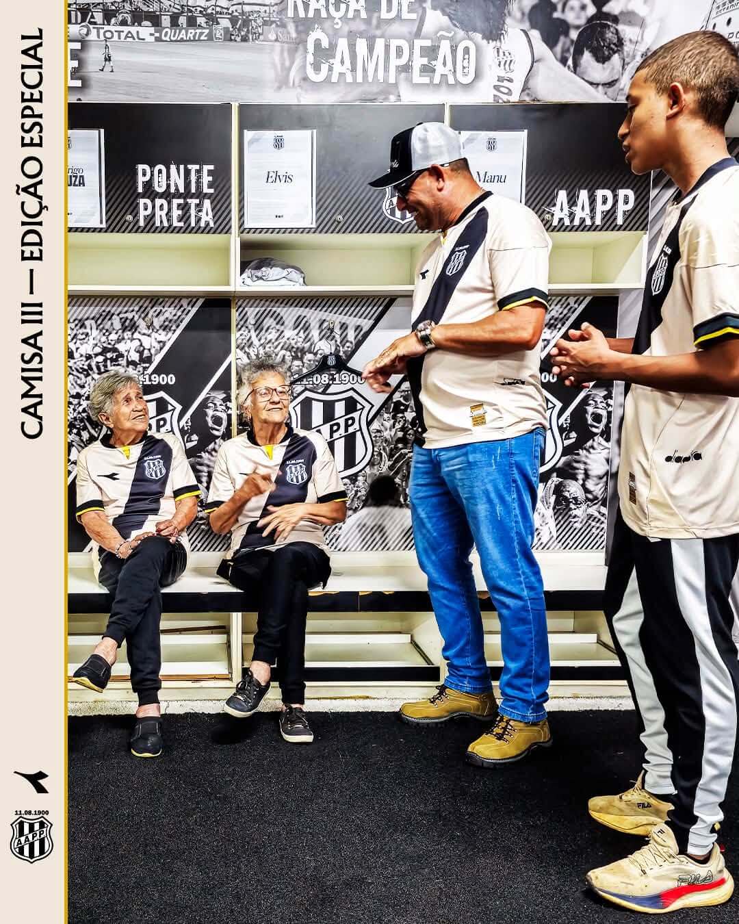 Terceira camisa da Ponte Preta 2026 Diadora - Edição Especial