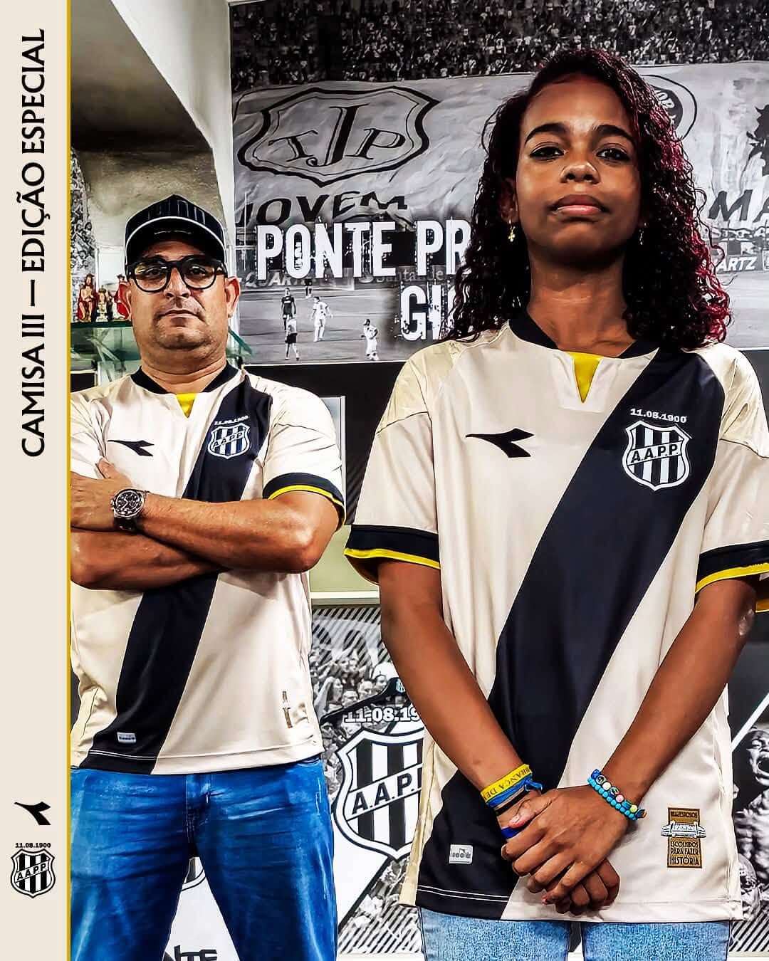 Terceira camisa da Ponte Preta 2026 Diadora - Edição Especial