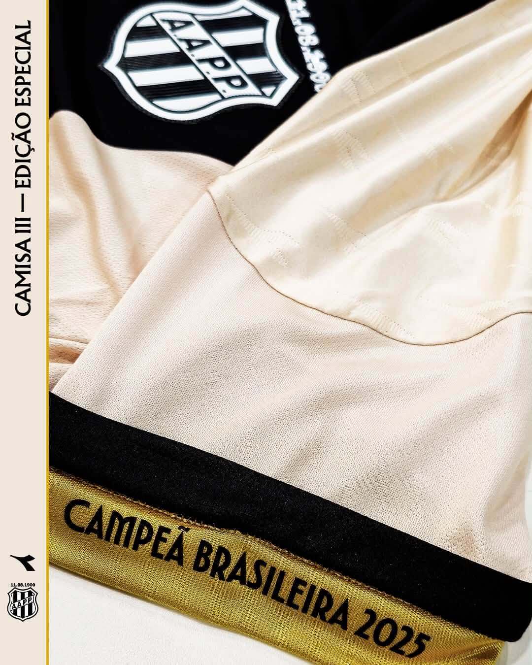 Terceira camisa da Ponte Preta 2026 Diadora - Edição Especial