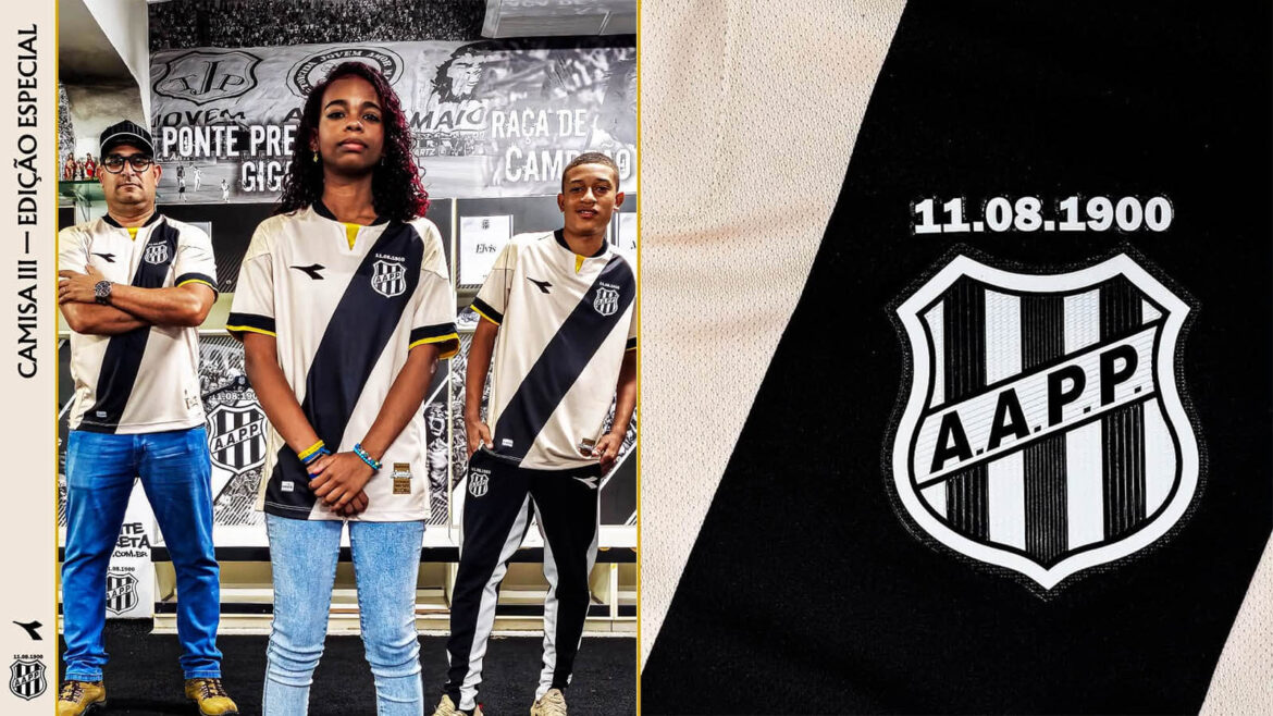 Terceira camisa da Ponte Preta 2026 Diadora - Edição Especial