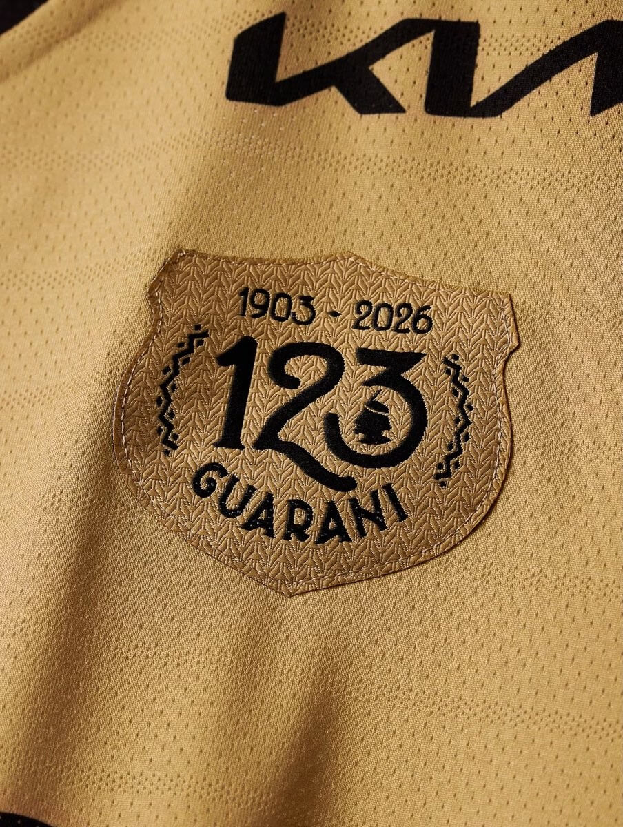 Camisa dos 123 anos do Club Guarani 2026 Kyrios