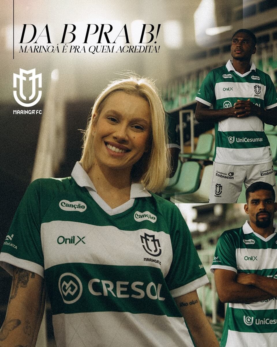Camisa comemorativa maringá fc serie b 2027