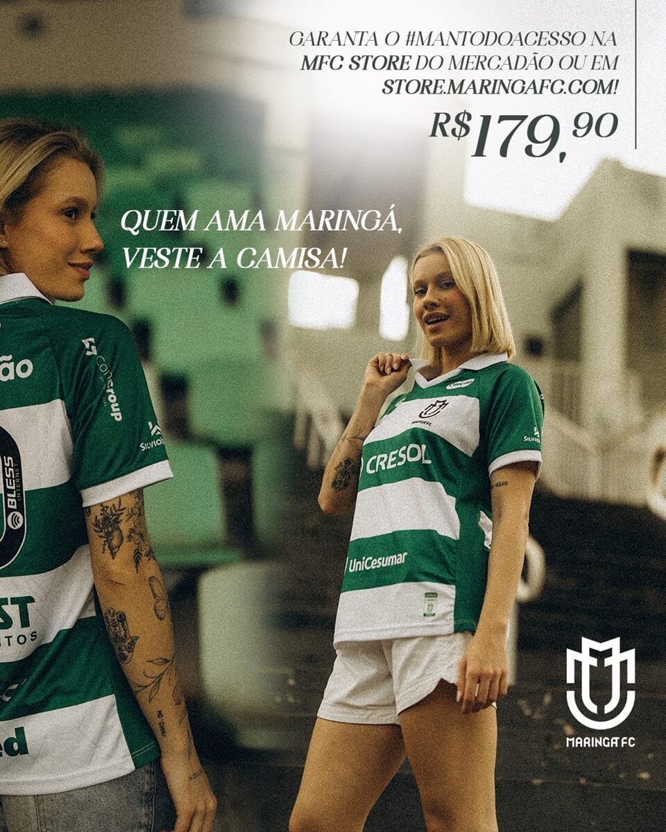 Camisa comemorativa maringá fc serie b 2027