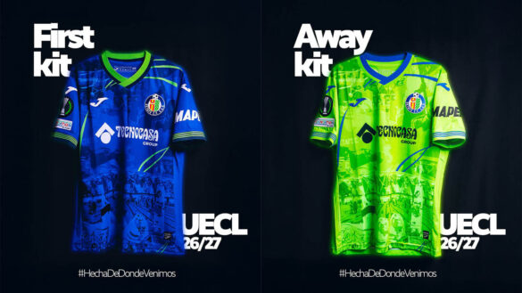 Camisas do Getafe UECL 2026-2027 JOMA