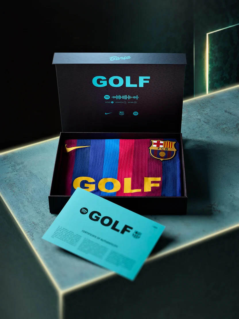 Barcelona x Nike x GOLF camisa Tyler The Creator